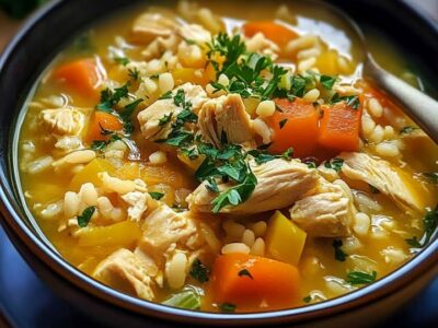 Soupe Poulet Réconfortante : Recette Facile et Savoureuse
