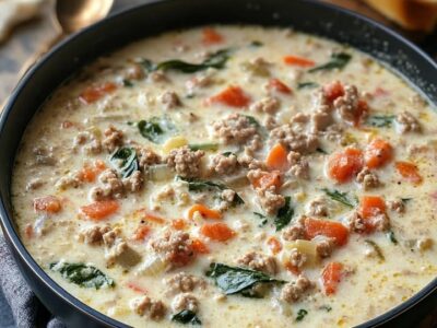 Soupe Crémeuse Italienne : Recette Facile et Savoureuse