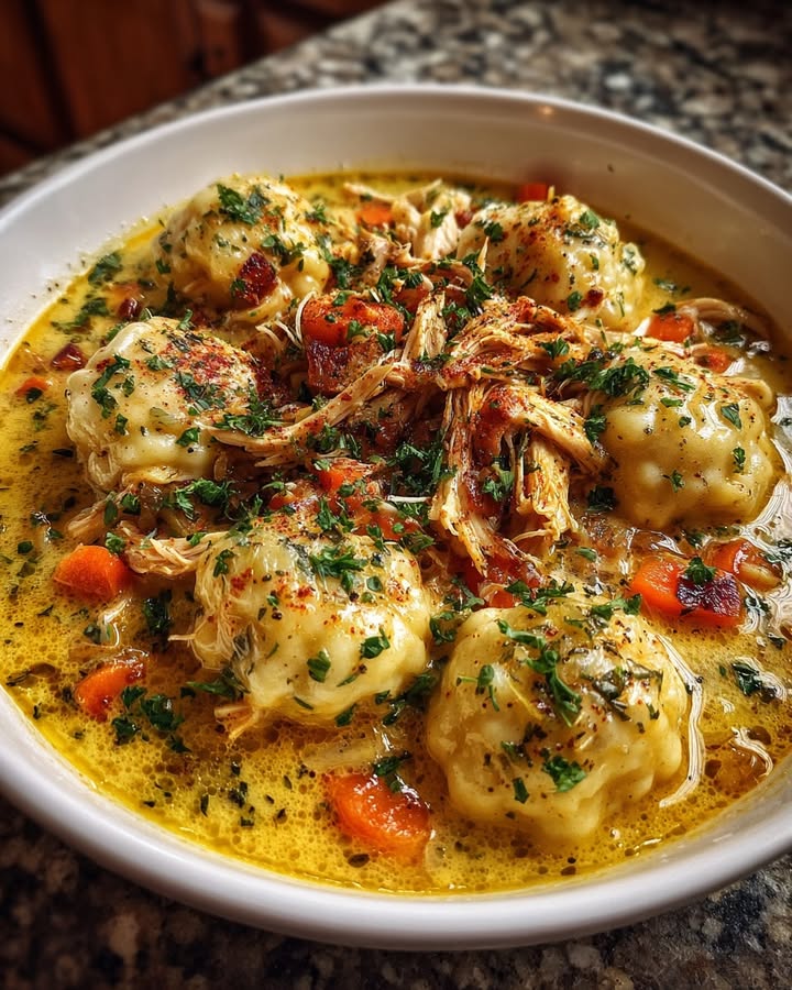 Soupe Poulet Dumplings