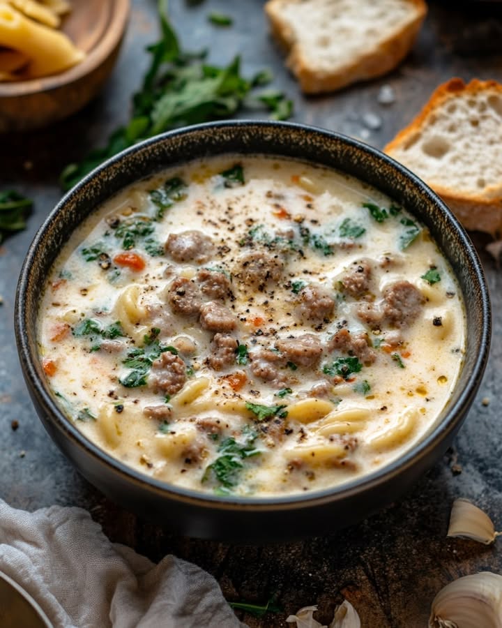 Soupe Crémeuse Italo-Américaine