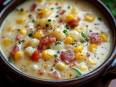 Chowder Crème Maïs : Recette Savoureuse et Facile à Préparer
