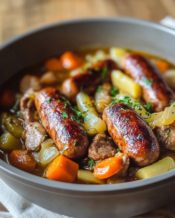 Potée Saucisses Légumes : Recette Facile et Savoureuse 2 Potée Saucisses Légumes