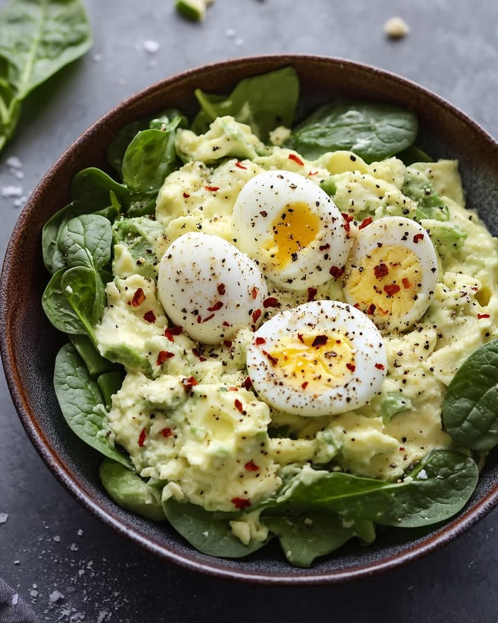 Salade Avocat Épinards : Recette Facile et Savoureuse 1 Salade Avocat Épinards