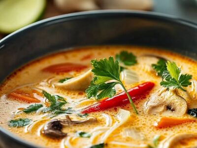 Soupe Thaï Réconfortante : Recette Facile et Savoureuse