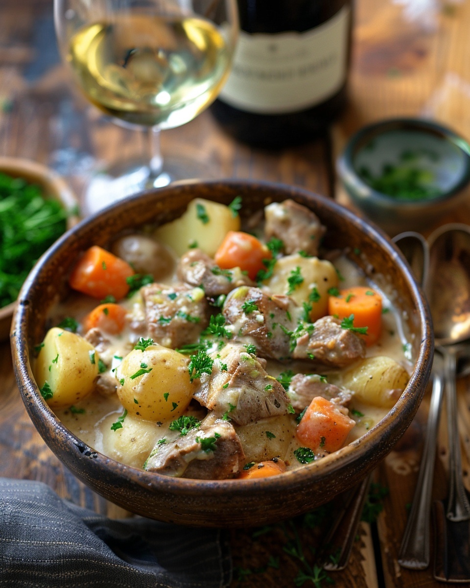 Blanquette de veau à l’ancienne