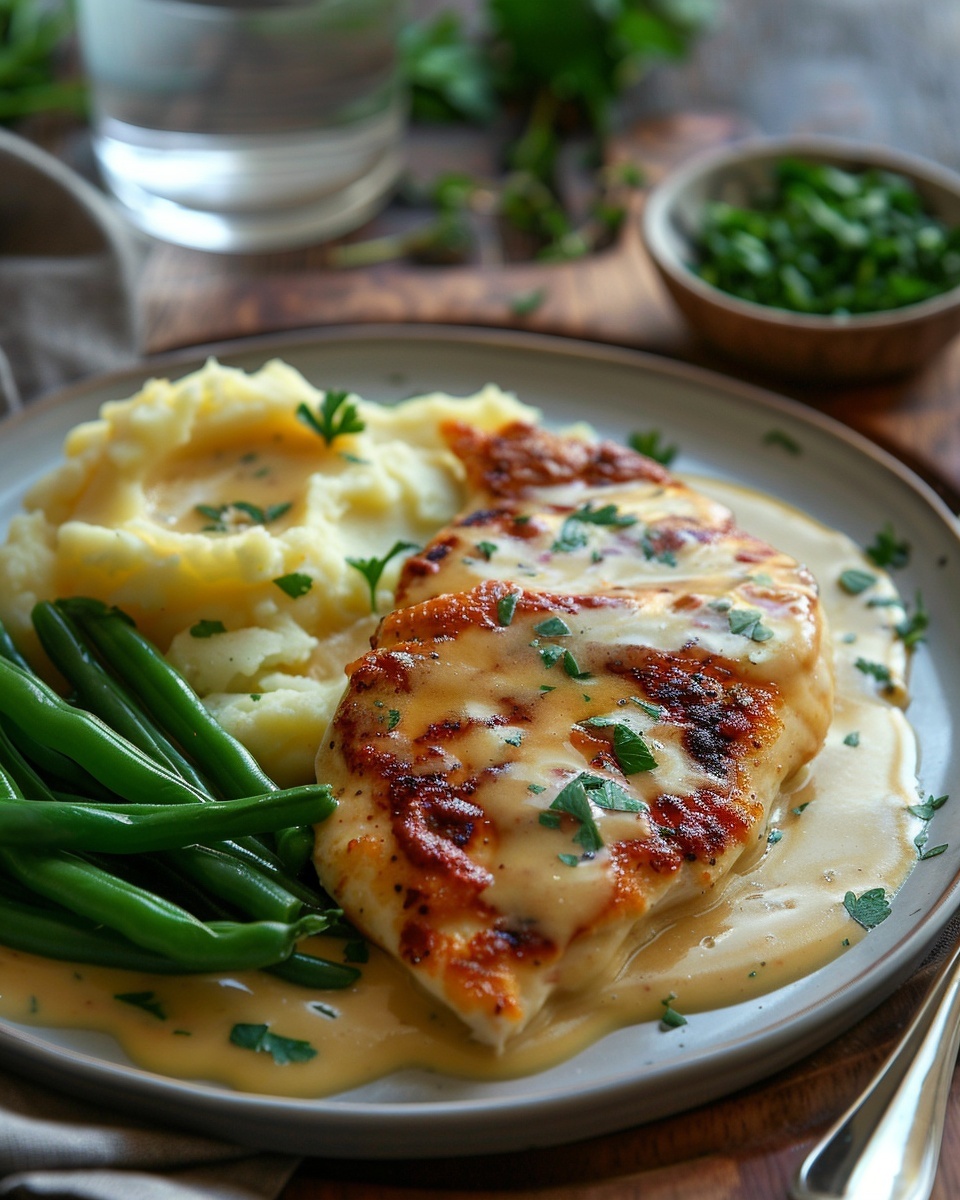 Recette Délicieuse d'Escalopes de Poulet à la Sauce Fromage Recettes ...