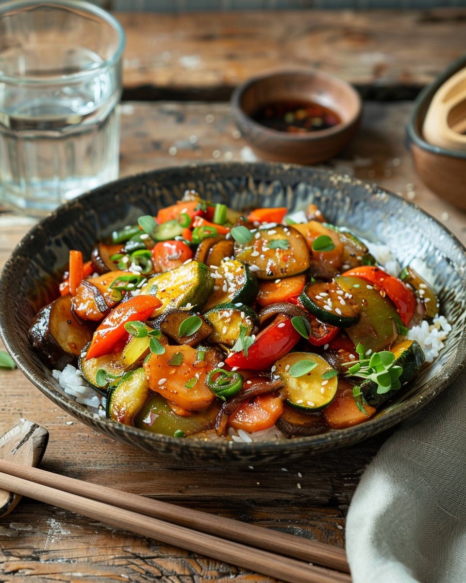Légumes sautés au wok