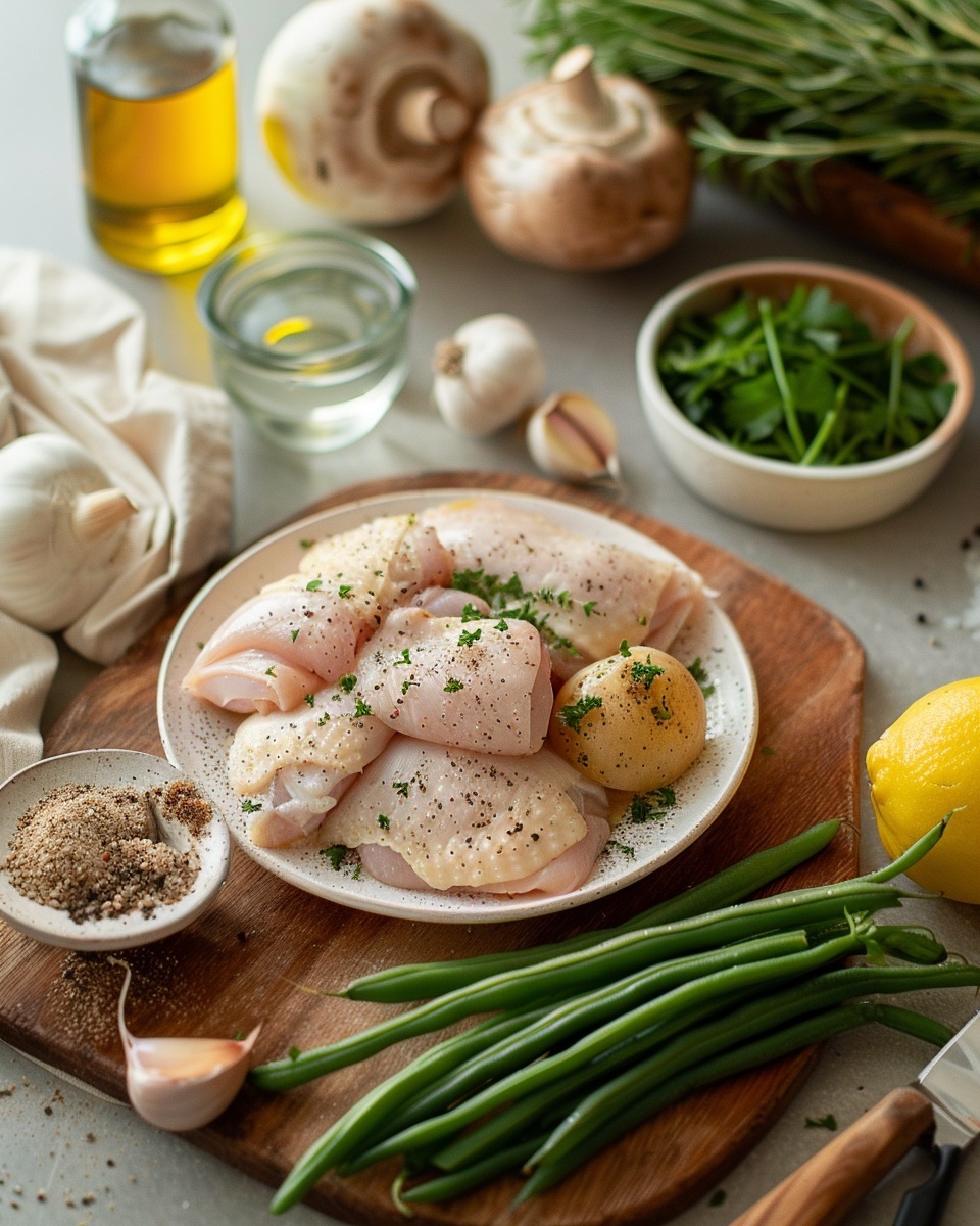 Recette Facile de Poulet à la Crème et aux Champignons Recettes Pompettes