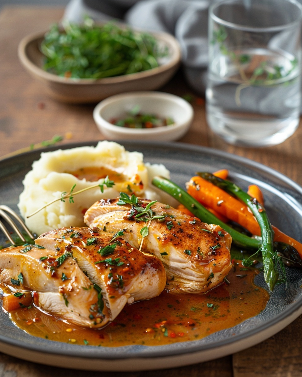 Poulet paprika crémeux