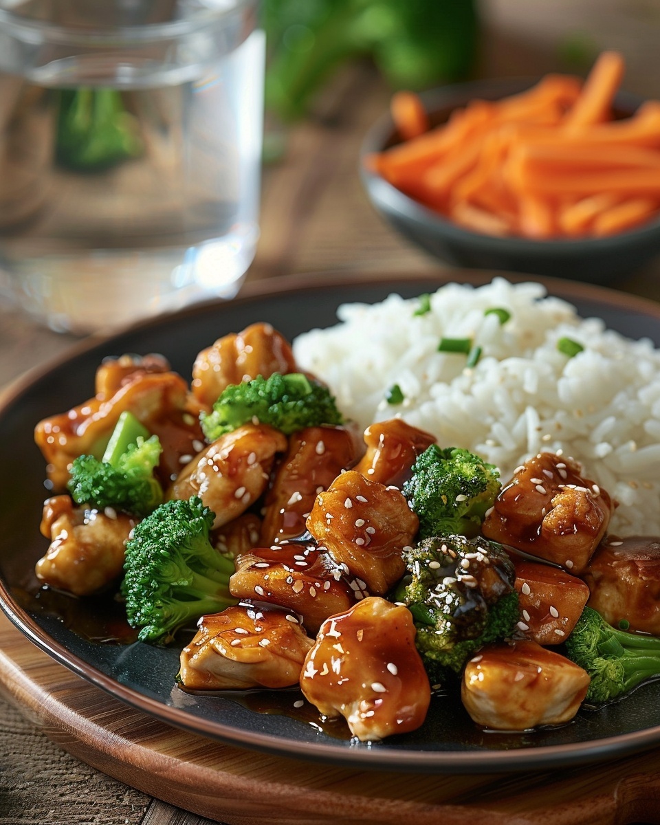 Poulet sauce soja miel