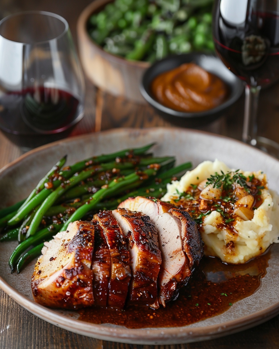 Rôti de porc au four fondant