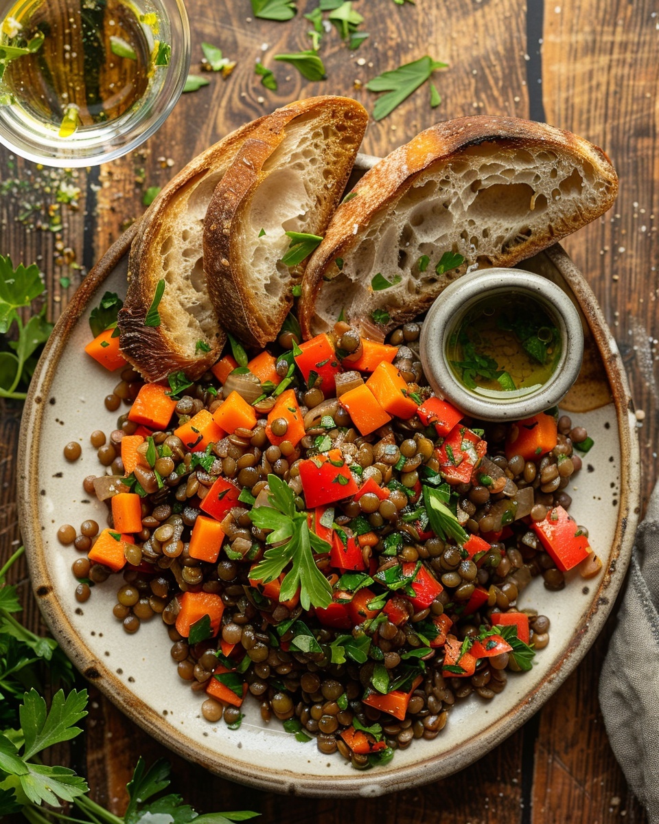 Recette de Salade de Lentilles et Carottes : Fraîche, Saine et