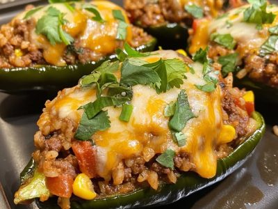 Poblans Farcis Bœuf Rice : Recette Authentique et Savoureuse