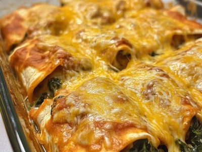 Enchiladas Fromagées Bœuf Épinards: Recette Facile et Savoureuse