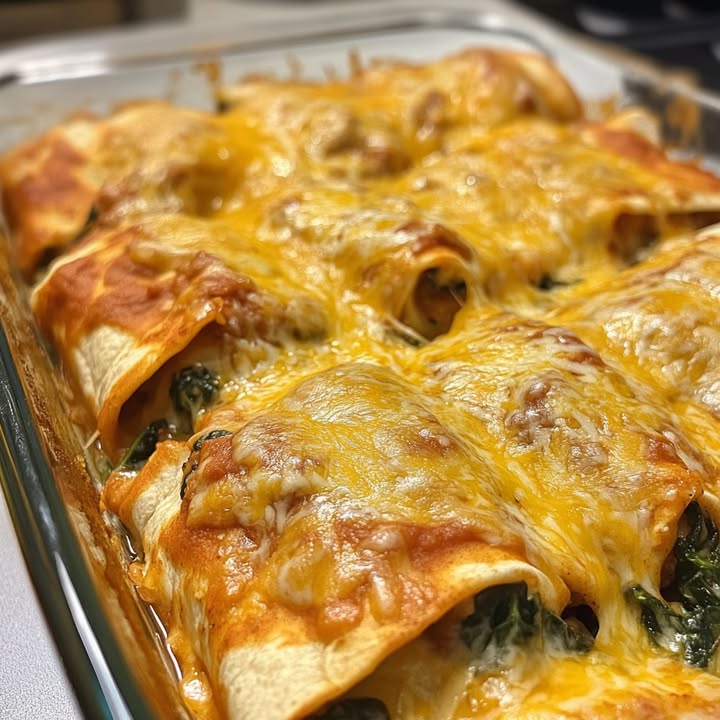 Enchiladas Fromagées Bœuf Épinards