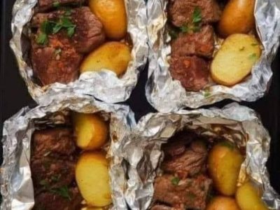 Paquet Steak Pommes Ail : Recette Facile et Savoureuse