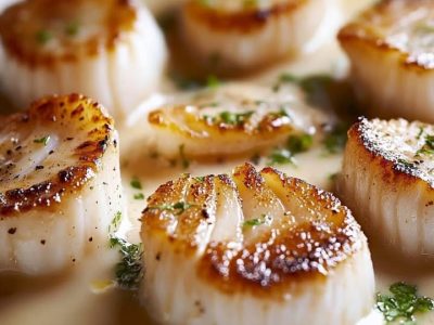 Saint-Jacques Crémeuses Délicates : Recette Facile et Savoureuse