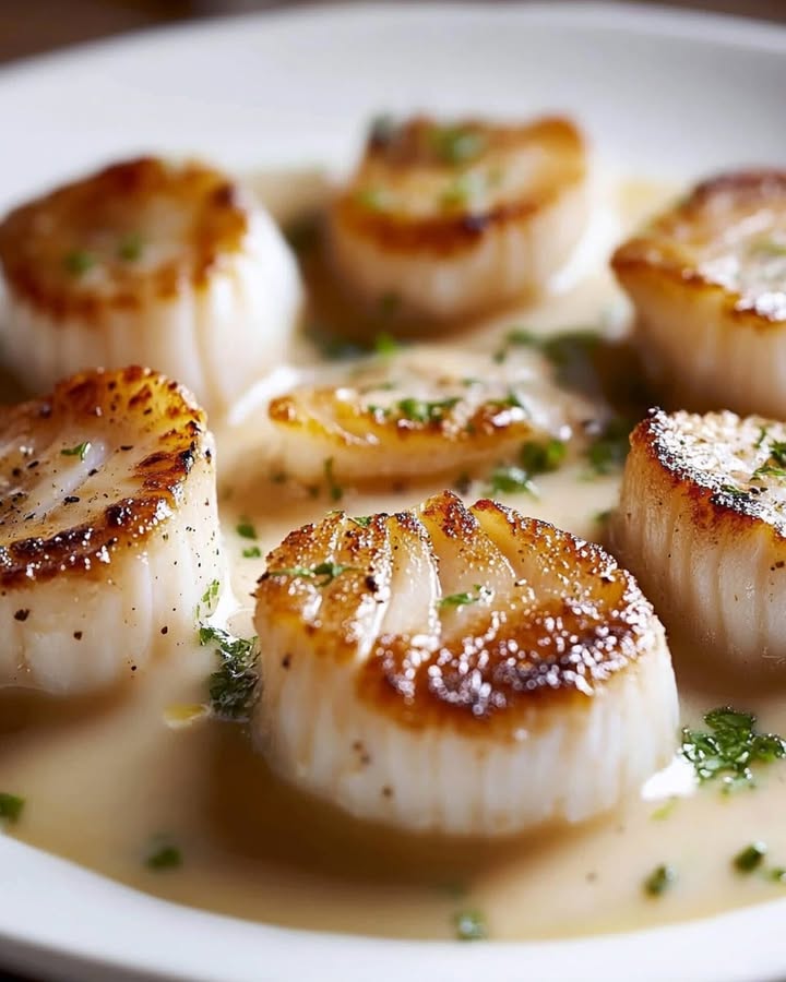 Saint-Jacques Crémeuses Délicates