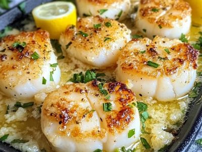 Scallops au Beurre Ail : Recette Facile et Savoureuse