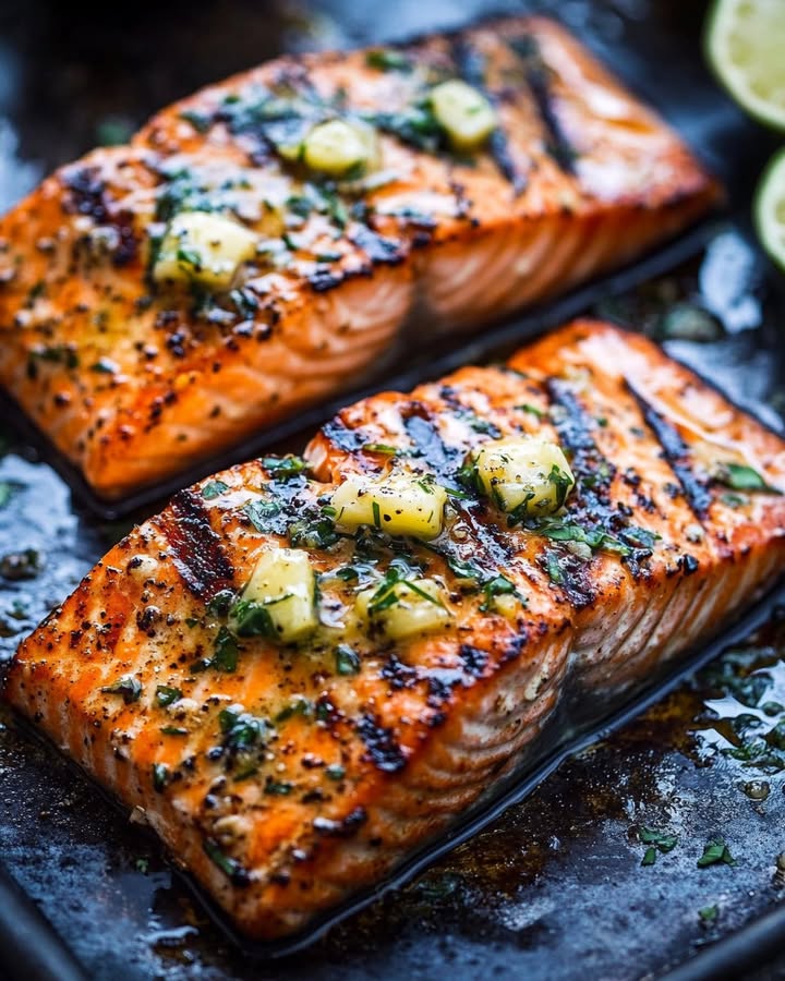 Saumon Grillé Ail Lime : Recette Facile et Savoureuse 2 Saumon Grillé Ail Lime