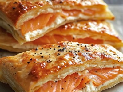 Feuilletés Saumon Fromage Faciles : Recette Rapide et Savoureuse