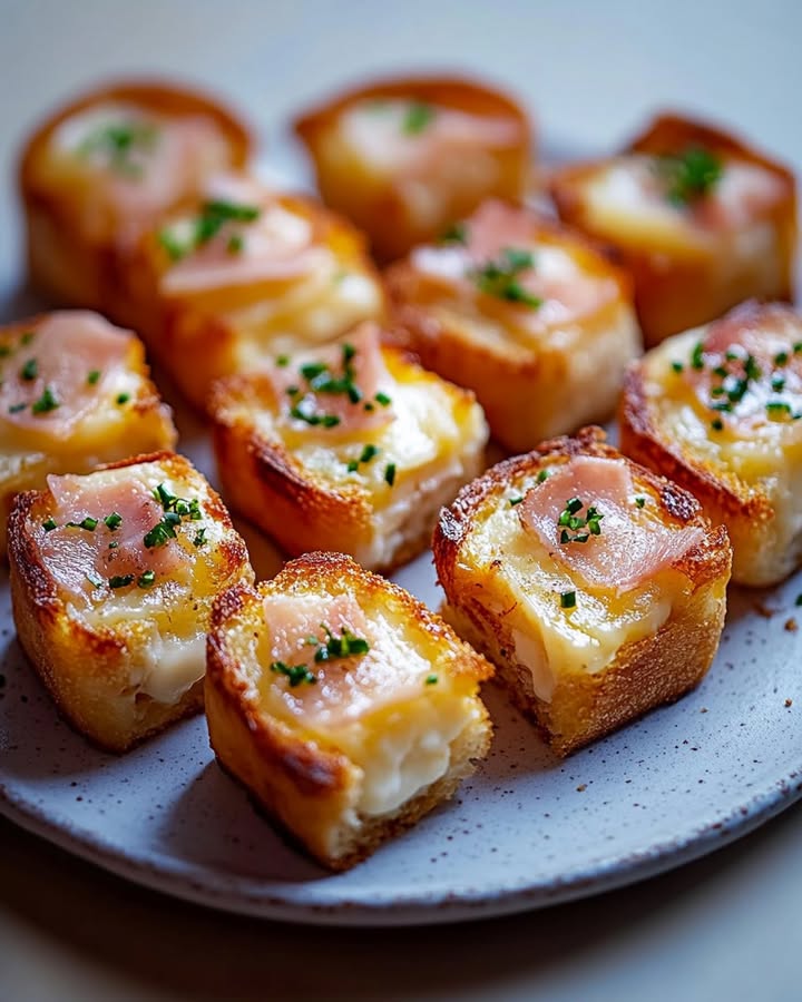 Mini Croque-Monsieur Savoureux : Recette Facile et Rapide 2 Mini Croque-Monsieur Savoureux