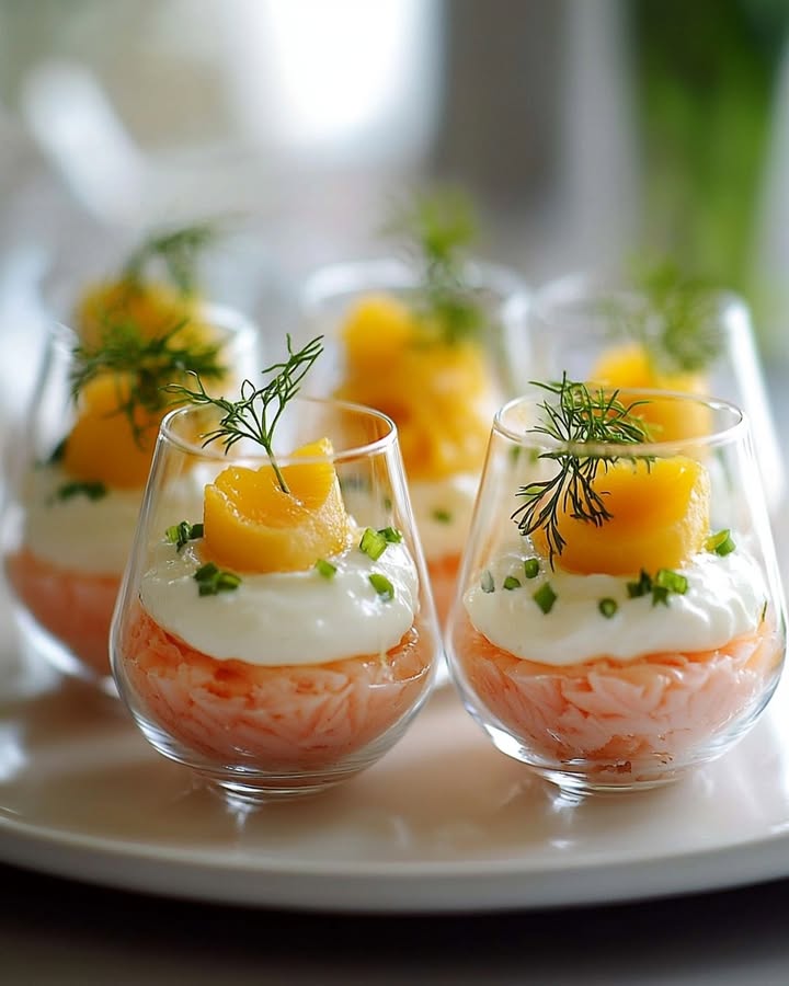 Verrines Thon Mimosa Faciles et Savoureuses 2 Verrines Thon Mimosa