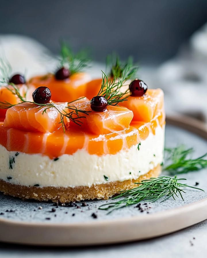 Cheesecake Saumon Fumé Savoureux : Recette Authentique 2 Cheesecake Saumon Fumé