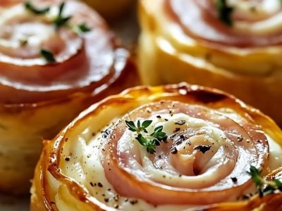 Roulés Jambon Fromage Facile : Recette Rapide et Savoureuse