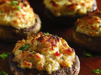Champignons Farcis Savoureux : Recette Facile et Délicieuse
