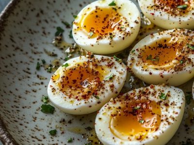 Œufs Jammy Épicés : Recette Facile et Savoureuse