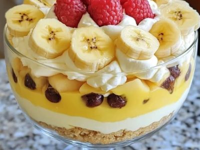 Trifle Tropical Crémeux : Recette Facile et Savoureuse