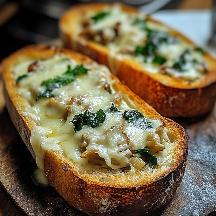 Baguette Épinards Ricotta : Recette Facile et Savoureuse 2 Baguette Épinards Ricotta