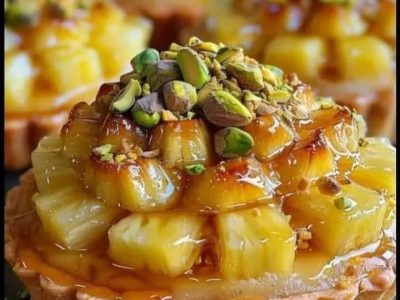 Tartes Ananas Pistaches : Recette Facile et Savoureuse