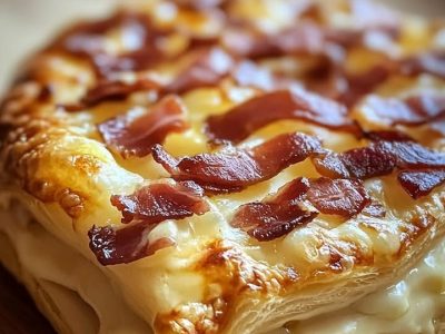 Feuilleté Camembert Lardons : Recette Facile et Savoureuse