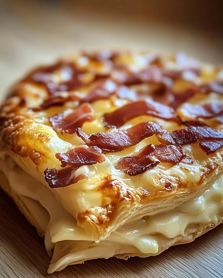 Feuilleté Camembert Lardons : Recette Facile et Savoureuse 2 Feuilleté Camembert Lardons