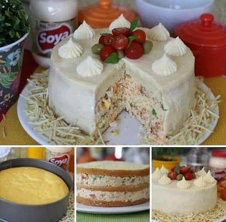 Gâteau Salé Festif Facile : Recette Rapide et Savoureuse 2 Gâteau Salé Festif