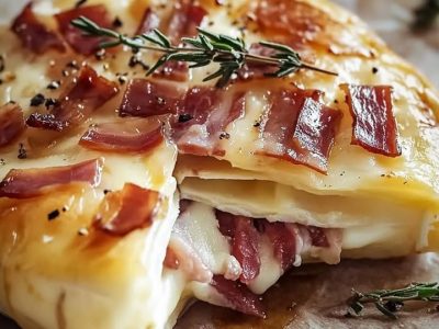 Feuilleté Camembert Lardons : Recette Facile et Savoureuse