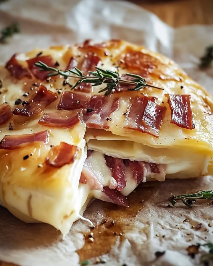 Feuilleté Camembert Lardons : Recette Facile et Savoureuse 2 Feuilleté Camembert Lardons