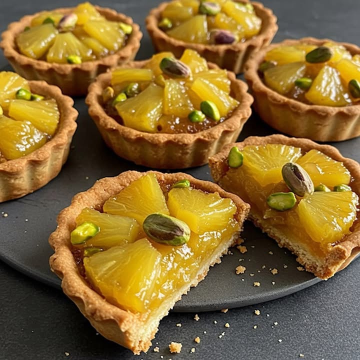 Tartes Pistache Ananas Exquises : Recette Facile et Savoureuse 1 Tartes Pistache Ananas Exquises