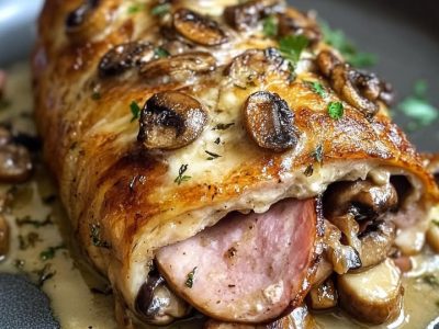 Feuilletés Champignons Jambon : Recette Facile et Savoureuse
