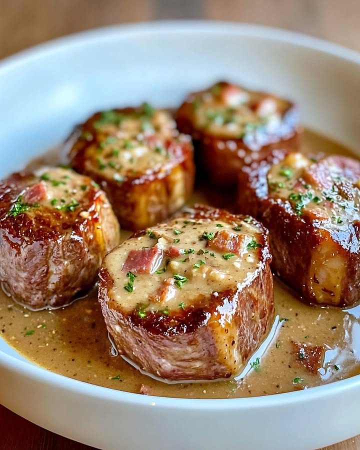 Médaillons Mignon Crémeux : Recette Facile et Savoureuse 2 Médaillons Mignon Crémeux