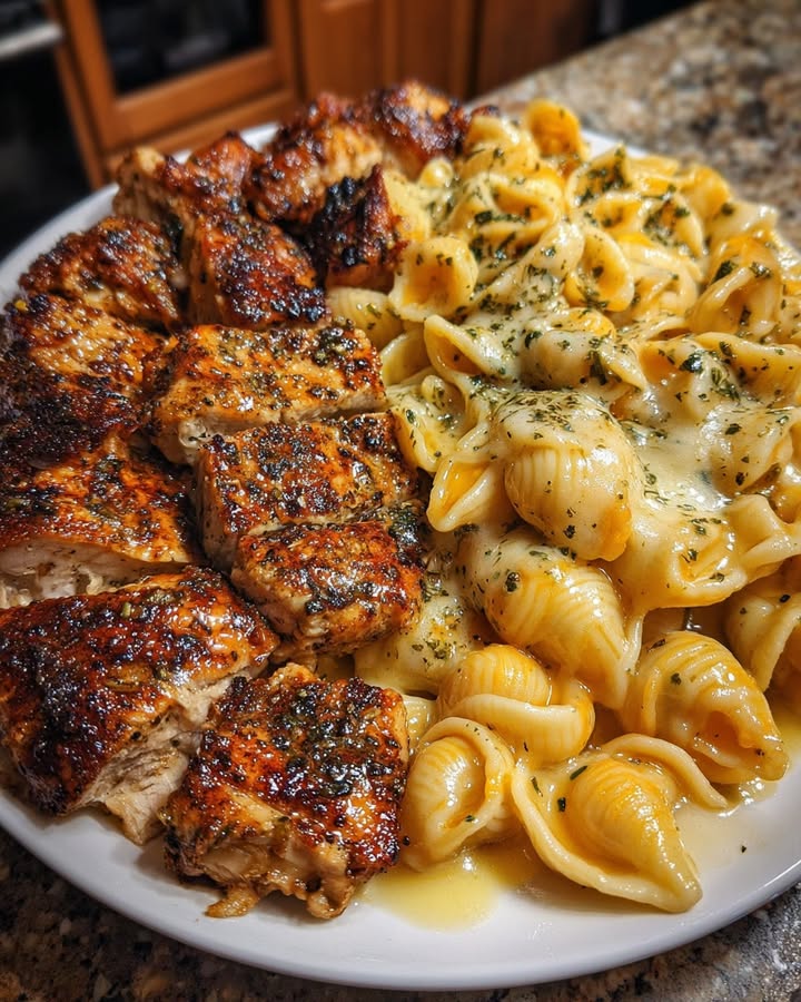 Poulet Crémeux Fromage Ail