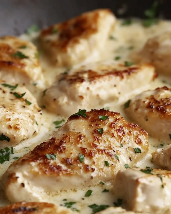 Poulet Crémeux Pepperoncini : Recette Facile et Savoureuse 2 Poulet Crémeux Pepperoncini