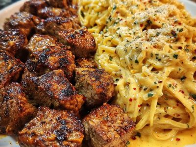 Boeuf à l&rsquo;Ail Cheesy : Recette Facile et Savoureuse