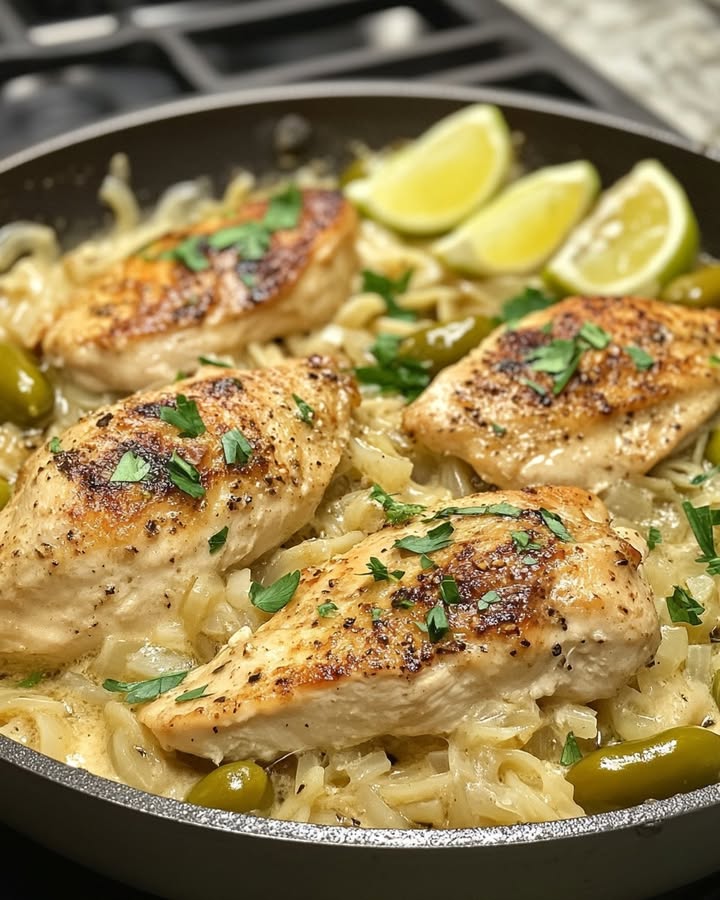 Poulet Crémeux Pepperoncini