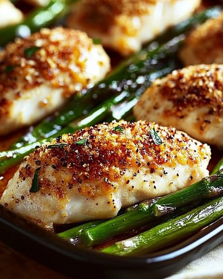 Poulet Croquant Asperges