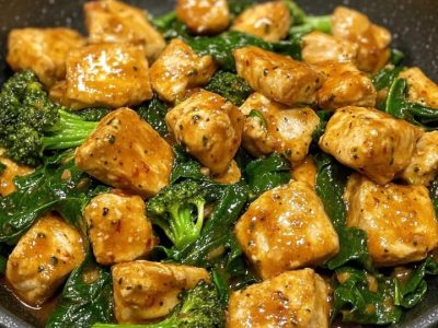 Poulet Ail Épinards Brocoli : Recette Facile et Savoureuse