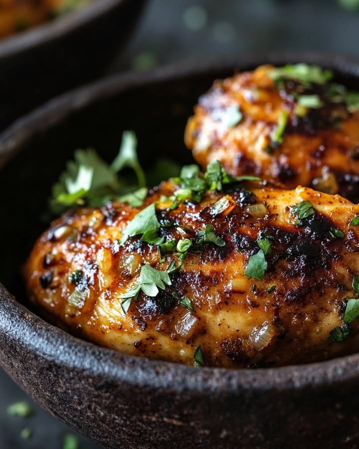 Poulet Ail Beurre Délicieux