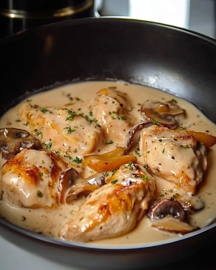 Poulet Crémeux Savoureux